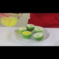 A picture of Lime shots.