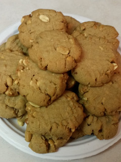 A picture of Greg's Famous Peanut Butter Cookies.