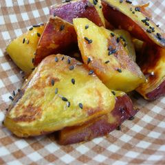 A picture of Low-Calorie Non-Fried Sweet Potatoes Lemon Flavored.