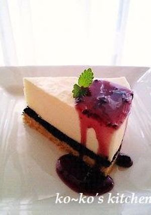 A picture of Mild No-bake Cheesecake.
