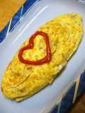 Omelette with Ground Meat And Onions