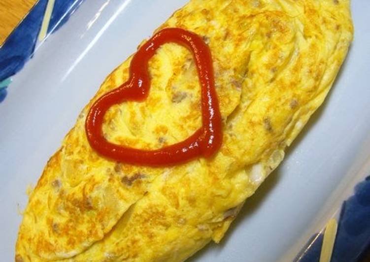 Omelette with Ground Meat And Onions
