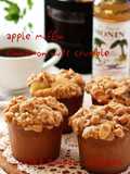 Cinnamon Nut Crumble Apple Muffins