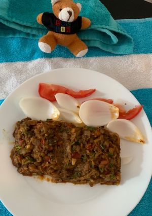 A picture of Baigan Bharta.