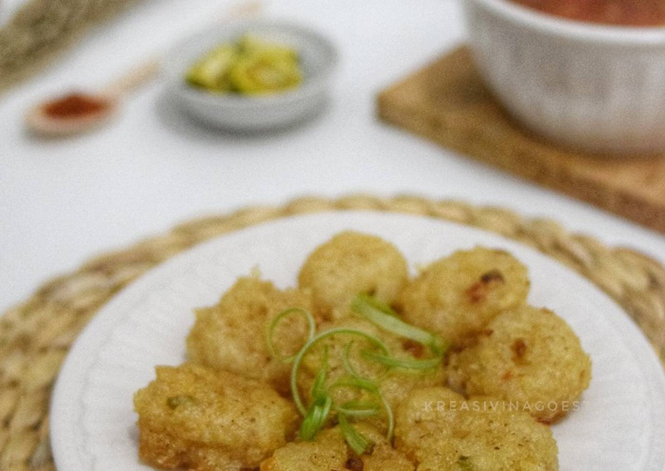 Cireng Nasi Kuah Pedas
