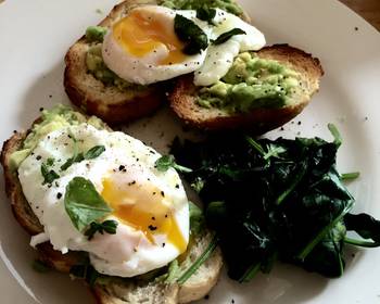 Without Fail Making Recipe Poached Eggs with Avocado and Spinach Delicious Steady