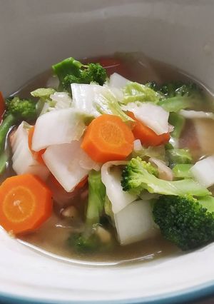 Foto resep Tumis sawi warnawarni