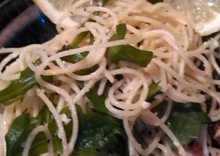 Recipe of Homemade Citrus zing arugula pasta