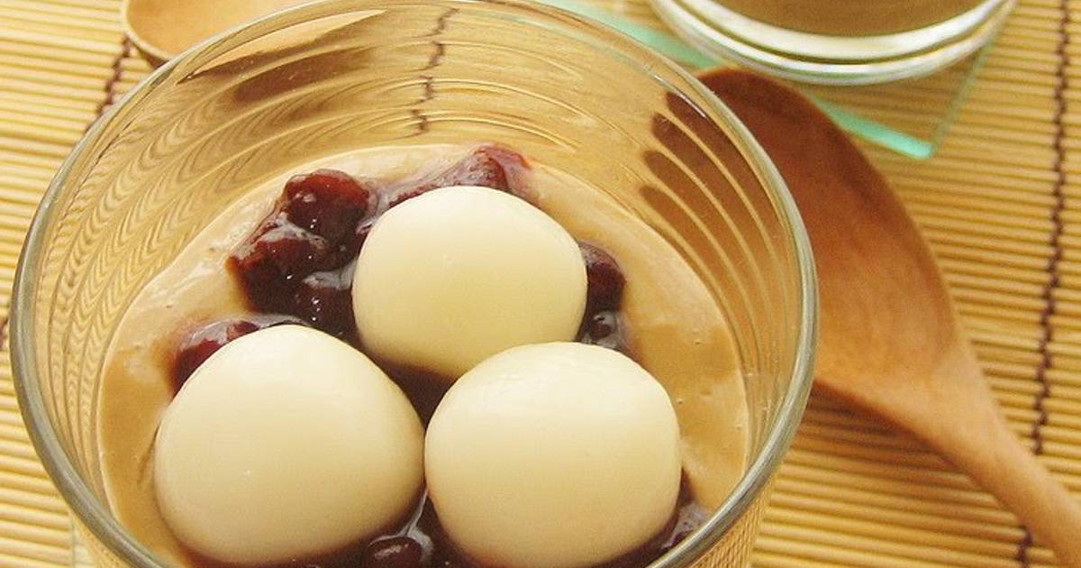 Coffee Pudding Adzuki Shiratama Recipe by cookpad.japan Cookpad