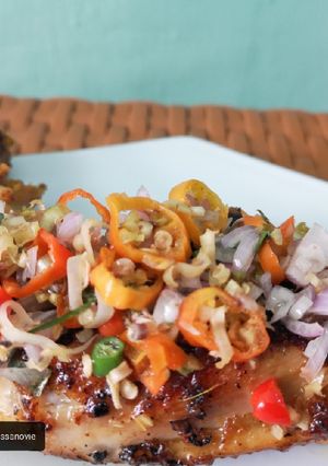 Foto resep Ayam bakar manis sambal sereh