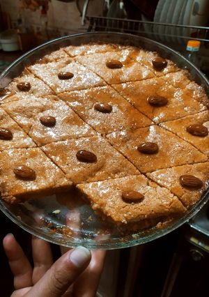 صورة لوصفة بسبوسة 😋