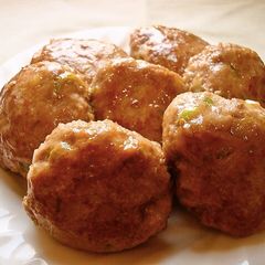 A picture of Tsukune Pork Patties - Great for Bentos.