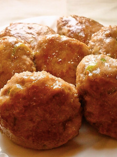 A picture of Tsukune Pork Patties - Great for Bentos.
