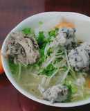 Bún mọc xương