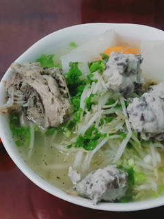 Hình của món Bún mọc xương.