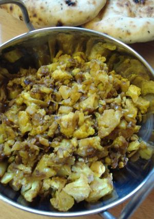 A picture of Indian Sautéed Cauliflower (Aloo Gobi).