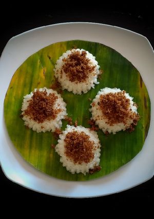 Foto resep Ketan Serundeng Pedas Manis