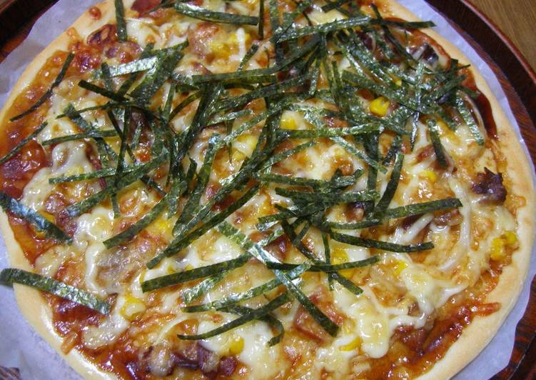 Simple Way to Prepare Homemade Easy Teriyaki Chicken Pizza