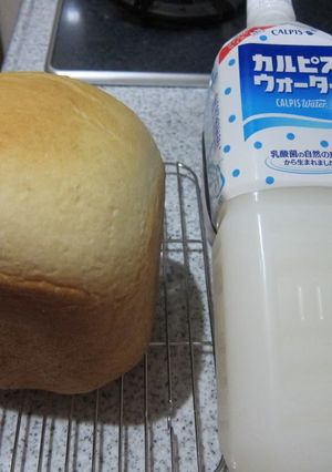 A picture of Bread Made With Calpis.