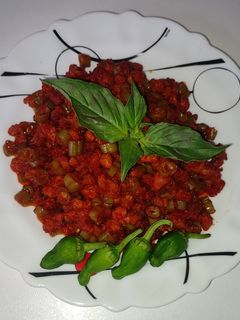 عکسی از دستور خوراک سویا و لوبیا سبز