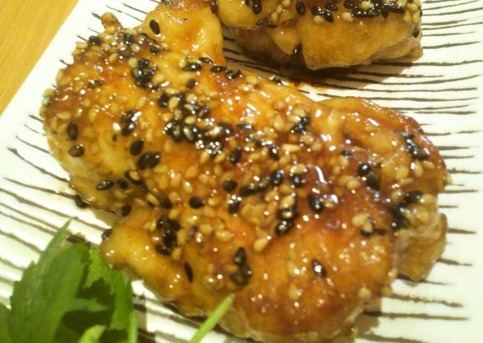 Chicken Breast Teriyaki With Sesame Seeds