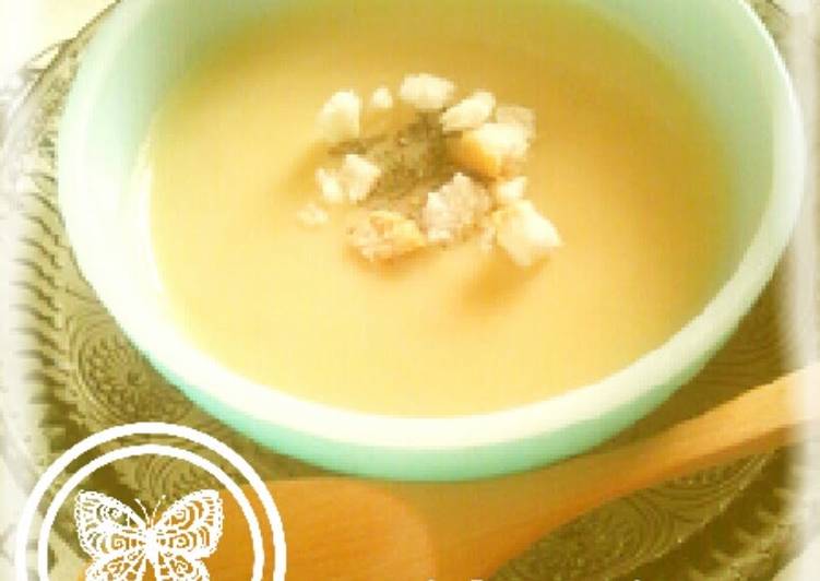 Recipe of Super Quick Vichyssoise♪ Chilled Potato Soup