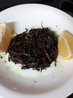 Una foto de 🇸🇾 Aperitivo vegano de verdolagas al estilo sirio