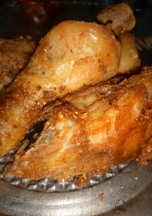 Foto resep Ayam goreng bumbu ungkep baceman bawang putih, gurih