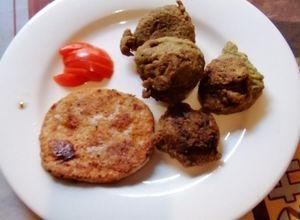 Una foto de Milanesas de calabacín