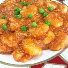 A picture of Shrimp In Chili Sauce (A Restaurant Dish at Home).