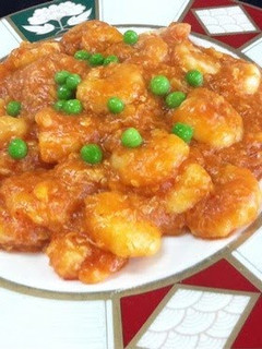 A picture of Shrimp In Chili Sauce (A Restaurant Dish at Home).