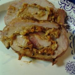 A picture of Banana peanut butter, pork.