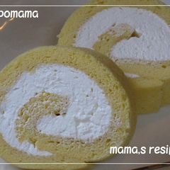 A picture of Moist and Melt-in-Your-Mouth Swiss Roll Cake.