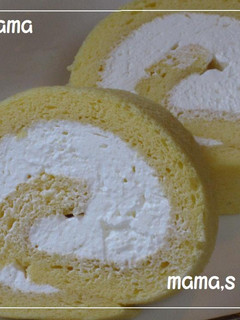 A picture of Moist and Melt-in-Your-Mouth Swiss Roll Cake.