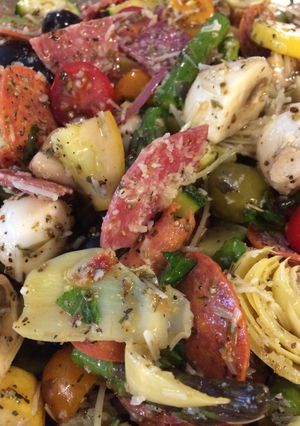 A picture of Antipasto Salad (Keto).