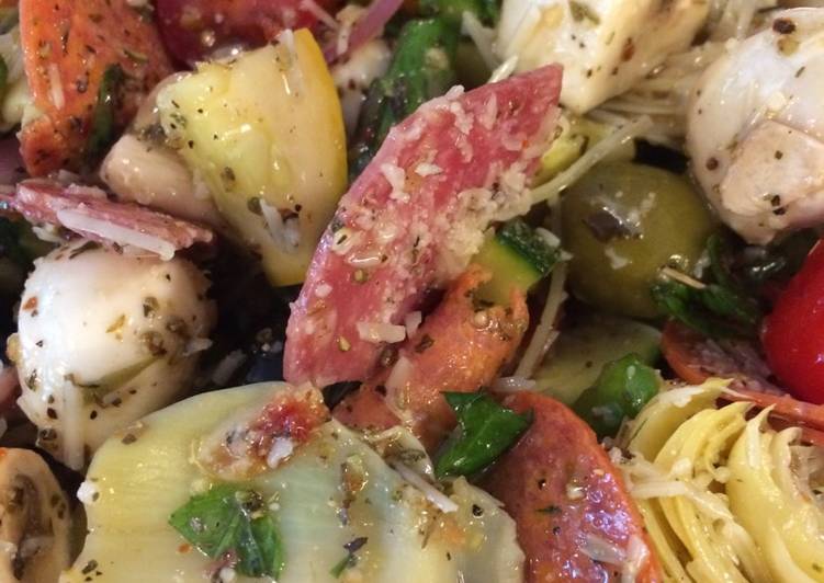 Steps to Make Any-night-of-the-week Antipasto Salad (Keto)