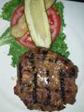 Easy Jalepeno- Cheddar Bratwurst burger
