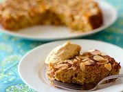 A picture of rhubarb cake