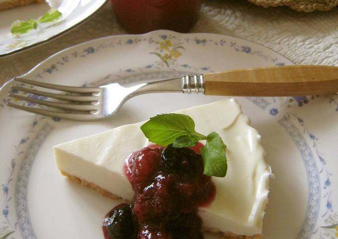Recipe of Award-winning No-Bake (Rare) Cheesecake