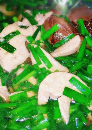 รูปของ ต้มเลือดหมูกุยช่ายตับนุ่มน้ำใส