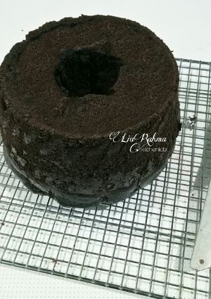 Foto resep Black keto chiffon cake