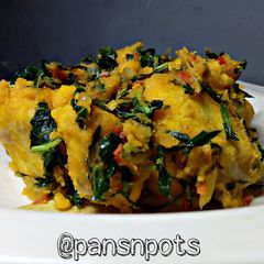 A picture of Vegetable Yam (Gi akwukwo nri).