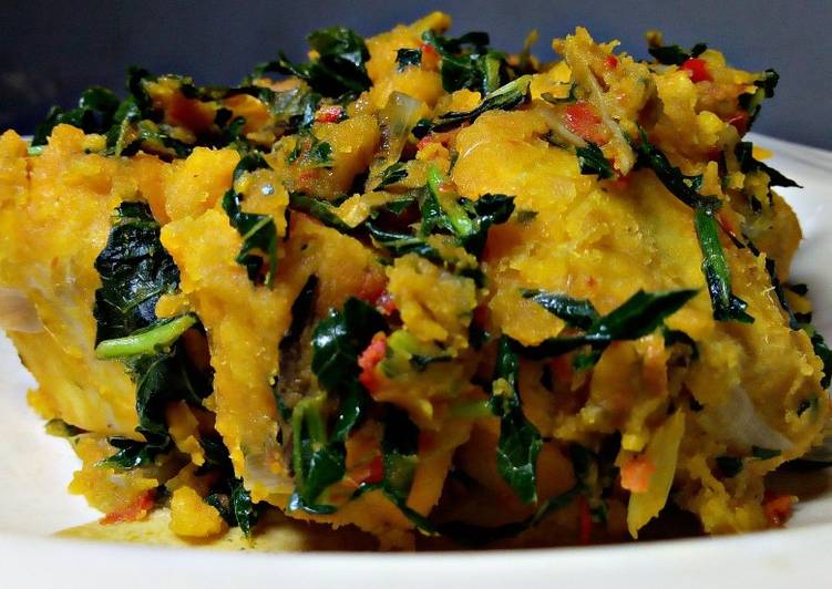 Recipe of Vegetable Yam (Gi akwukwo nri)