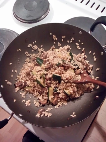 Recipe Mushroom and zucchini risotto the  Makes Drooling Makes you drool