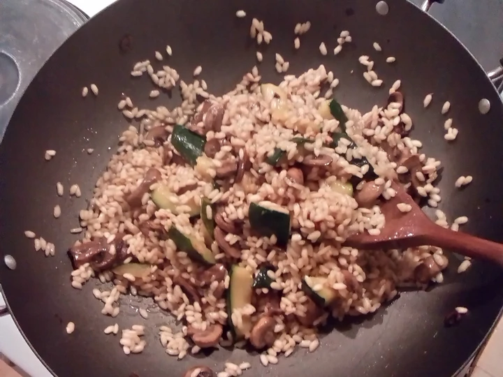Recipe Mushroom and zucchini risotto the  Makes Drooling Makes you drool