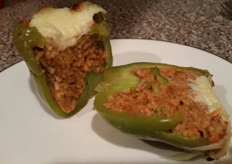 Recipe of Yummy Stuffed Mexican Vegetarian Bell Peppers