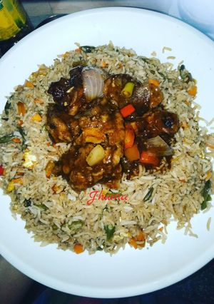 মিক্স ফ্রাইড রাইস রেসিপির প্রধান ছবি