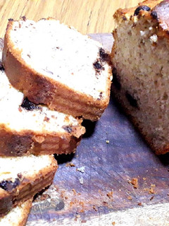 Una foto de Budín de banana con chips de chocolate
