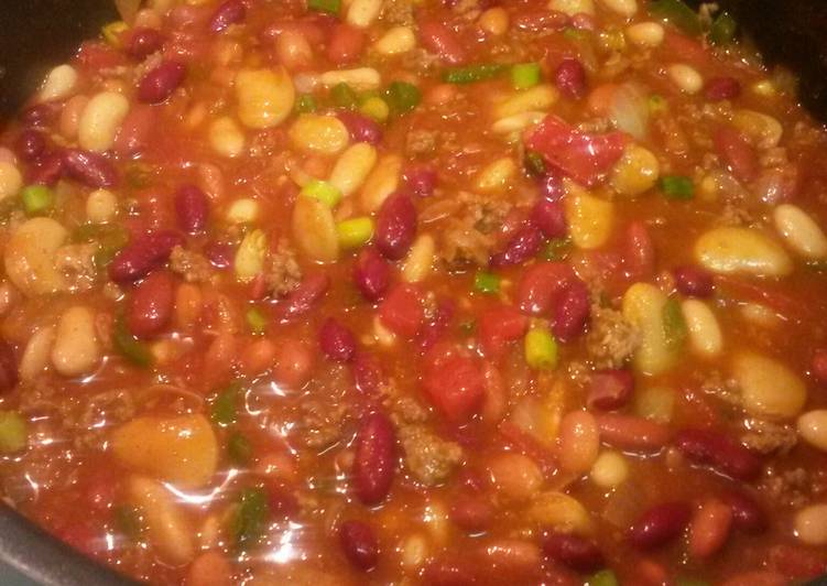 Recipe of Homemade Summer 5 Bean chili