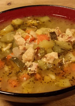 A picture of Easy Spicy Chicken Soup.